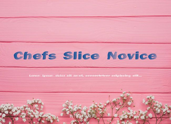 Chefs Slice Novice example